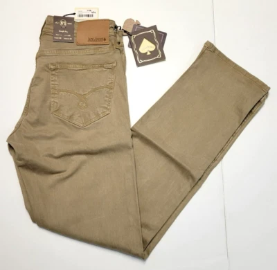 $165 New JACK OF SPADES Jeans Men's 30x32 Tan 5 Pocket Casual Pant STRAIGHT LEG - Image 1 of 4