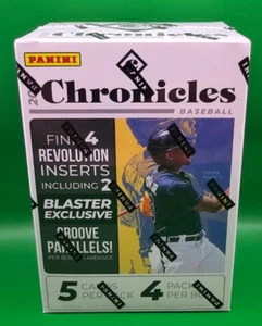 2021 Panini Chronicles Baseball BLASTER Box 2 Groove Parallels - Foto 1 di 3