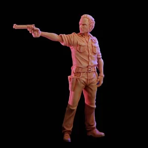 Zombie Survivor - Sheriff Rik | DnD Miniatures | Tabletop Gaming | Sci-Fi | - Picture 1 of 1