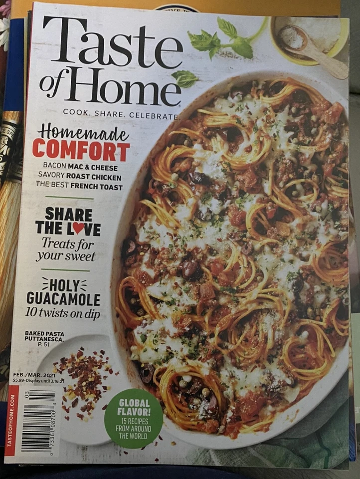 TASTE OF HOME  MAGAZINE. Feb/March 2021 - Image 1 of 1