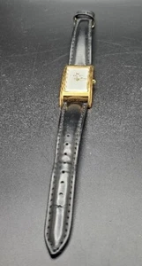 Vintage Nash Finch Company Uhr mit schwarzem Lederarmband japanisches Uhrwerk - Bild 1 von 3