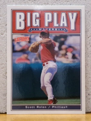AUCTION 550 BASEBALL CARD VICTORY BIG PLAY MAKERS SCOTT ROLEN PHIL. PHILLIES - Image 1 of 2