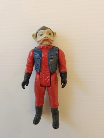 1983 Star Wars Nien Nunb Y-Wing Pilot Original ROTJ Kenner -Loose Without Weapon Cover