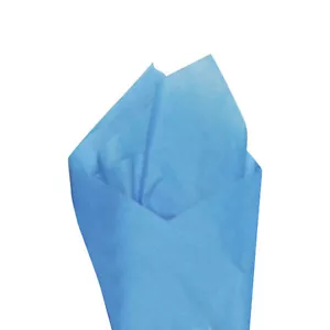 24 Sheets / Pack 20" x30" Pacific Blue Quality Premium Grade Color Tissue Paper - Picture 1 of 1