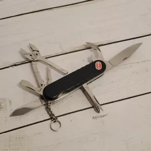 VTG Buck Wenger Taskmate II Knife, Pliers, Knife Multi Tool RARE Switzerland HTF - Picture 1 of 19