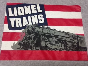 Lionel Trains Medium Gray T-Shirt Railroad Locomotive Engine Model - Picture 1 of 1