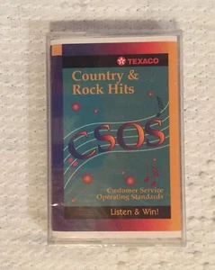 Texaco Country & Rock Hits CSOS Sealed Cassette Tape - Picture 1 of 5