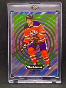 Zach Hyman RARE REFRACTOR INVESTMENT CARD SSP UPPER DECK OILERS MINT - Picture 1 of 2