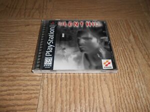 PlayStation PS1 Black Label Silent Hill game complete case manual tested 