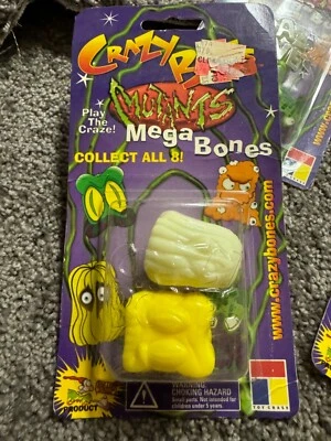 Lot #11 Crazy Bones Mutants Mega Bones NIB 1999 - Image 1 of 2