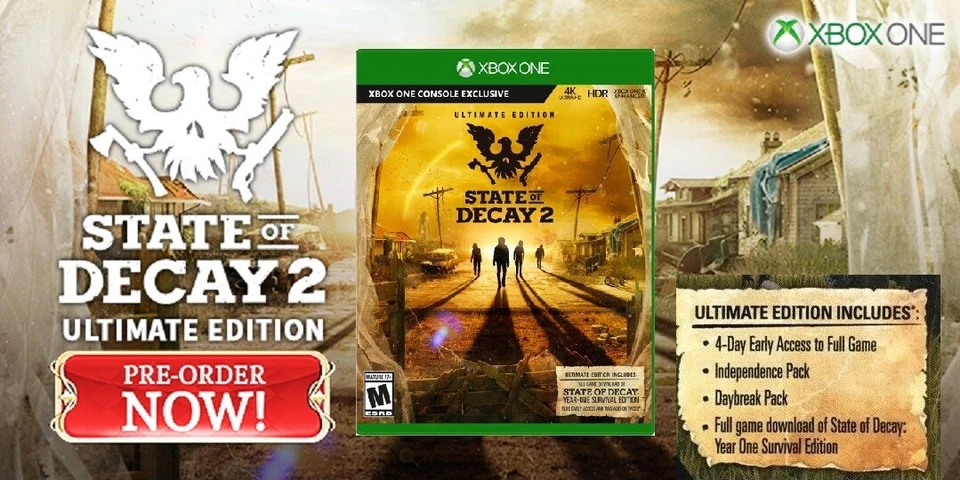 State of Decay 2 *ULTIMATE EDITION* (XBOX One) New - Image 1 of 4