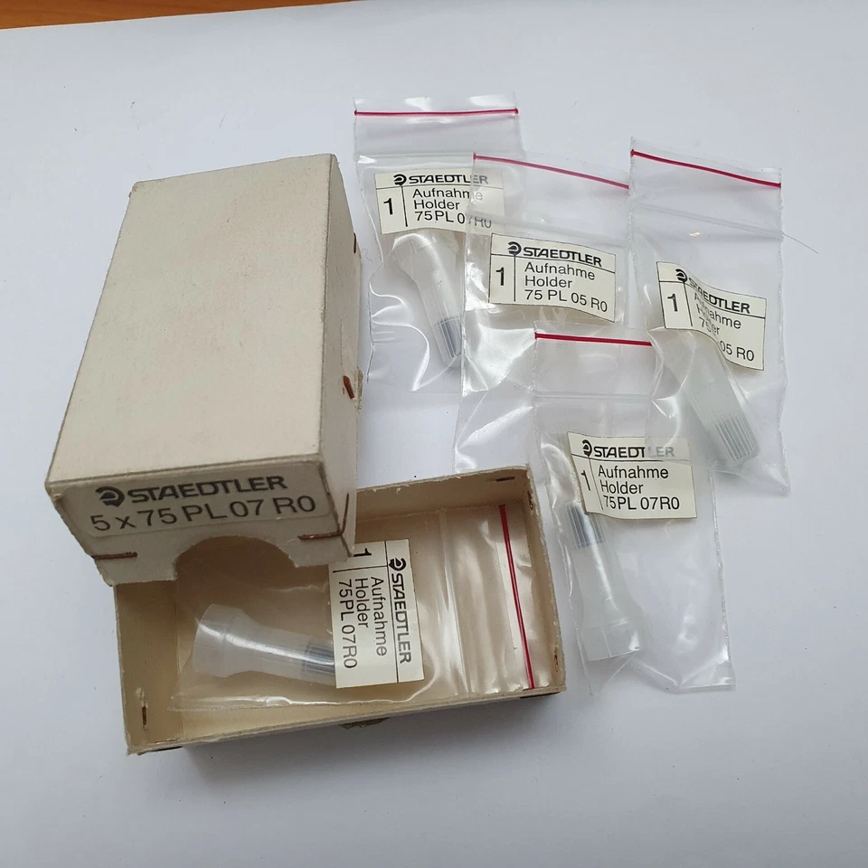 Staedtler Mars Plot Sprint Pen Holder / Holder 75PL 07R0 x5 - Rare Plotter Parts - Image 1 of 1