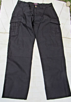 Tru-Spec Womens Black Uniform Cargo Combat trousers Size UK 20 - Image 1 of 4