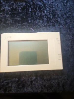 Lux TX9600TS Touchscreen Programmable Thermostat - White@P - Image 1 of 4