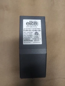 (2) ELITE LED MAGNETIC TRANSFORMER MODEL EUM-DC-12-60-120  - Picture 1 of 10