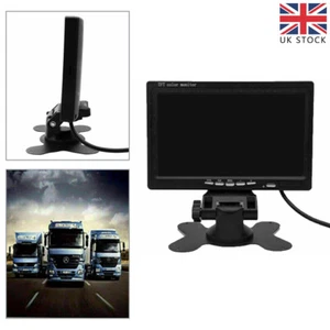 7 Inch Screen TFT LCD Car Monitor for Rear View Camera Parking Backup Reverse - Picture 1 of 11