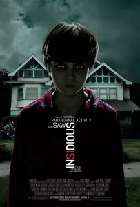 PÓSTER DE PELÍCULA ORIGINAL DE UNA CARA Insidious-27x40 - Imagen 1 de 1