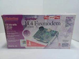NEW US ROBOTICS SPORTSTER FAX MODEM New 14.4 Model 276 - Picture 1 of 5