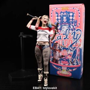 Suicide Squad Harley Quinn Maßstab 1/6 echte Kleidung Figur PVC Modell Spielzeug Statue!