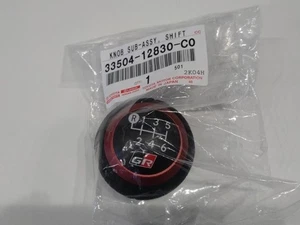 TOYOTA GRMN Yaris Shift Knob Ultra Suede Sub-Assy Genuine 33504-12830-C0 - Imagen 1 de 1