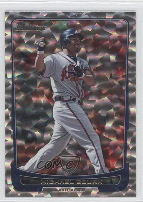 2012 Bowman Silver Ice Michael Bourn #44 - Image 1 of 2
