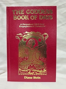 The Goddess Book of Days 1st Edition 1st Printing Diane Stein Hard Cover Rare - Picture 1 of 11