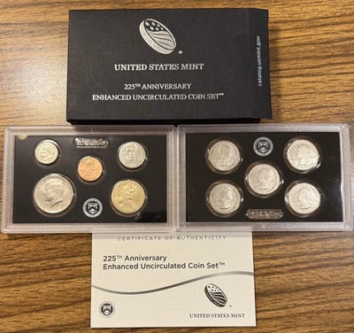  2017-S US Mint 225th Anniversary Enhanced Uncirculated 10-Coin Set - Image 1 of 4