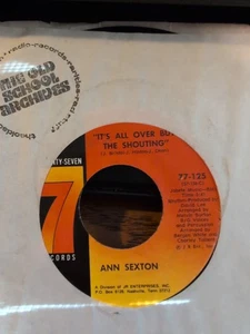 ANN SEXTON - HAVE A LITTLE MERCY / IT'S ALL OVER BUT THE SHOUTING - SOUL FUNK 45 - Imagen 1 de 2