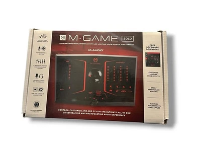 M-Audio M-Game Solo USB Streaming Interface/Mixer - Image 1 of 4