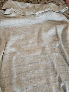 Style & Co LS Large Sweater Neutral/Silver NWT - Picture 1 of 6