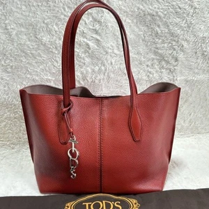 TOD'S Handtasche Beuteltasche Handtasche JOY Leder rot braun echt - Bild 1 von 24