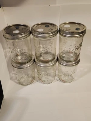 6件装16盎司蘑菇种植球罐带过滤器和注射 — 第 1/4 张图片