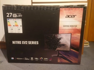 Acer XV272U Gaming Monitor 144Hz WQHD 2560x1440 2k HDR 2xHDMI 2.0 DP1.2a 1ms OVP - Bild 1 von 4