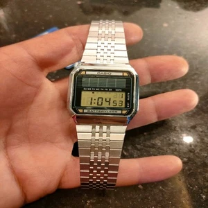 1981 Rare Vintage Casio Solar Batteryless 520 BB-800G LCD Watch Japan Made - Picture 1 of 24