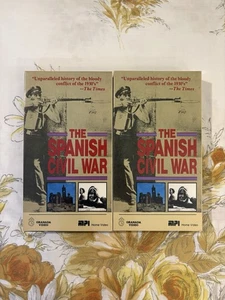 The Spanish Civil War (VHS, 1987) Granada MPI Home Video Two Volume Documentary - Picture 1 of 7