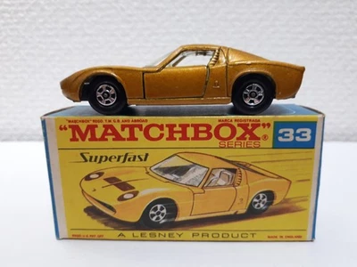 (New) Matchbox - #33 Lamborghini Miura - Image 1 of 4