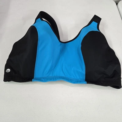 LIVI Active Women Sports Bra 44DDD Black Underwired Wide Strap - Image 1 of 4