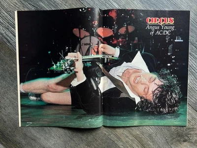CIRCUS Magazine Jan 1979 Bon Scott AC/DC Angus Poster KISS Aucoin Marijuana ELP - Image 1 of 4