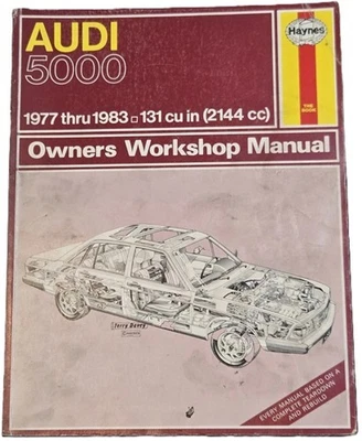 Manuale Di Riparazione Haynes Per Audi 5000 Gas 1977-1983 Officina Servizio - Immagine 1 di 4