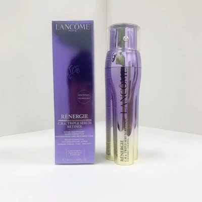 ULTIMATE Lancome Renergie C.R.x Triple Serum RETINOL 1.7 oz / 50mL NIB Sealed