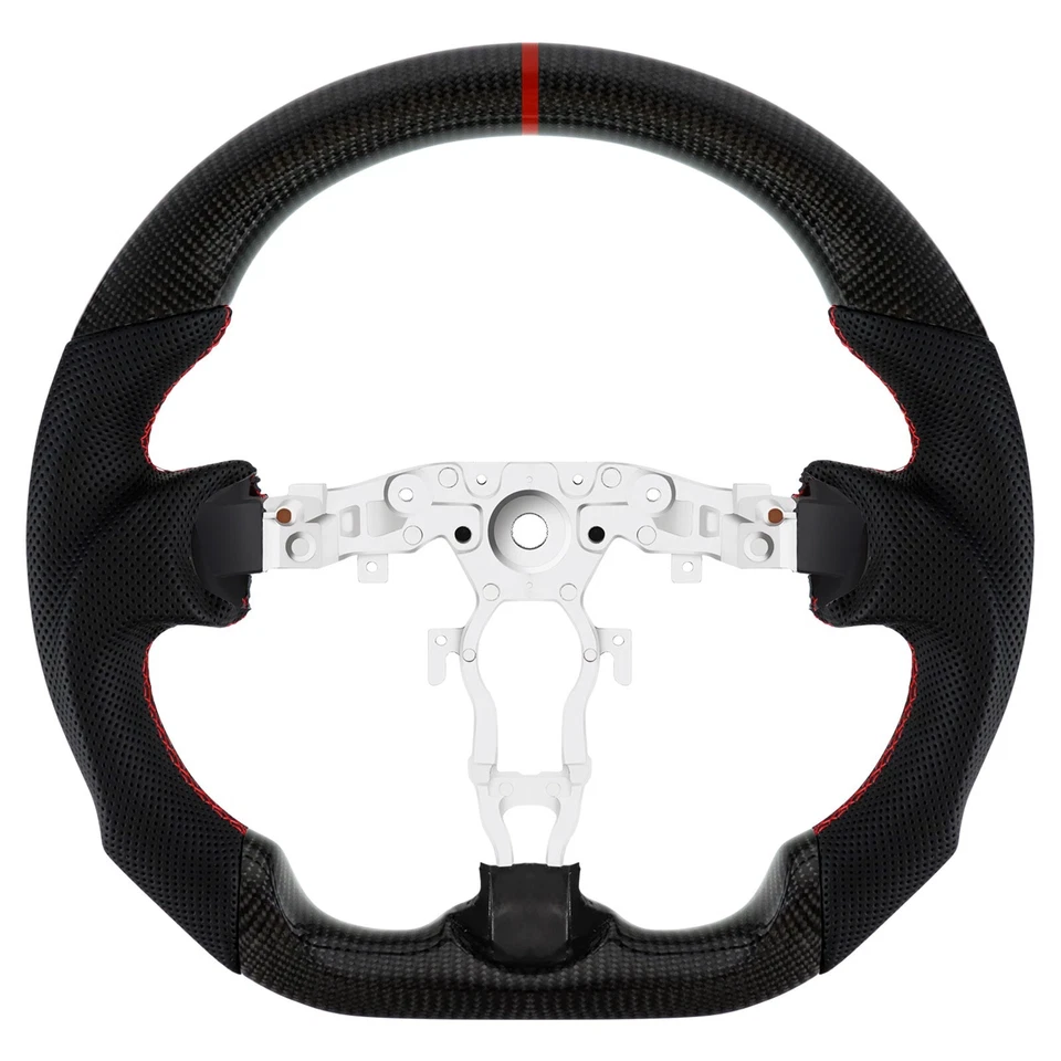 Real Carbon Fiber Steering Wheel For Nissan 370Z Z34 2008-2019 in stock - Image 1 of 4