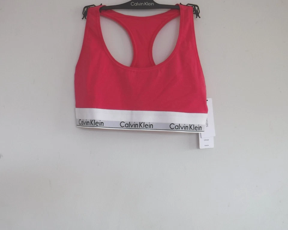 Bralette de algodón moderno Calvin Klein F3785 S, M, L, XL PRECIO DE VENTA SUGERIDO POR EL FABRICANTE $28,00 - $30,00 NUEVO CON ETIQUETAS Foto 1 de 1