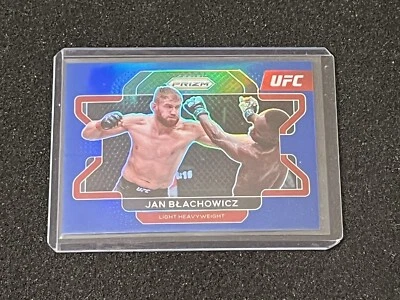 Jan Blachowicz 2022 Panini UFC Prizm Blue Prizm #d /199 #43 Former Champion - Image 1 of 2