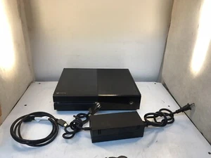 Microsoft Xbox One 1540 Black Home Console With Power Cord & HDMI & Kinect sens - Picture 1 of 12