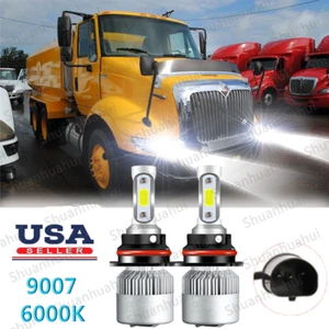 2PC LED Headlight Headlamp Bulb for International 4100 4200 4300 4400 8500 8600 - Picture 1 of 13