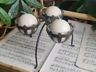 Candle Holder Metal Freestanding With 3 Sphere Candles
