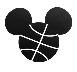 Basketball Mickey Mouse Head Vinyl Decal Sticker - Picture 1 of 1