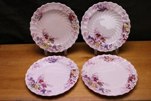 Vintage Copeland Spode FAIRY DELL 6 1/8" Brotteller England 4er Set - Bild 1 von 7