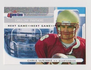 2001 Fleer Game Time Extra Chris Weinke Parallel 1171/2001 Panthers - Picture 1 of 2