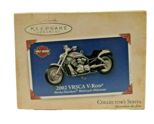 Hallmark Harley Davidson #6 Keepsake Ornament Collector Series 2004 VRSCA V-Rod - Imagen 1 de 10